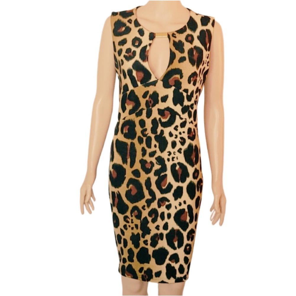 Kardashian Collection Leopard Dress. Size XL. #3-0198